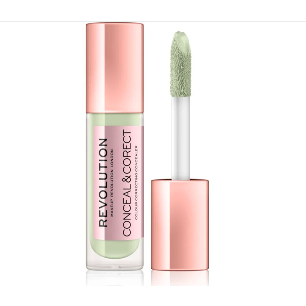 Revolution Conceal & Correct Color Correcting Concealer ~ Green NIB